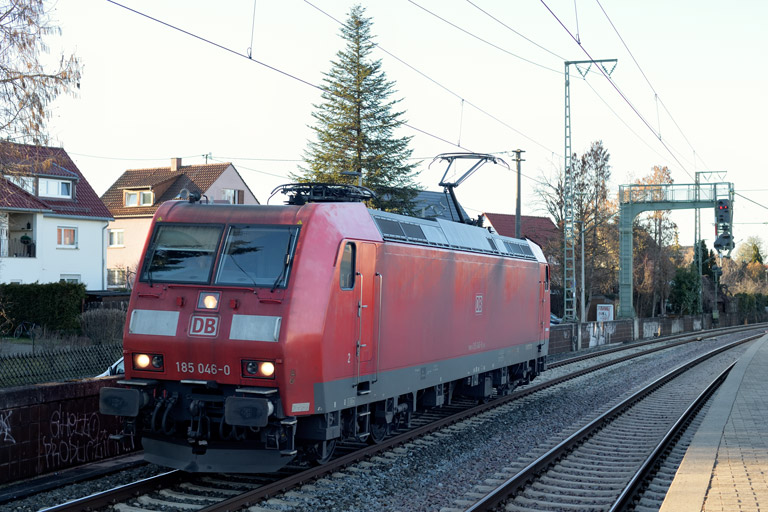 185 046 bei km 16,8 (Februar 2023)