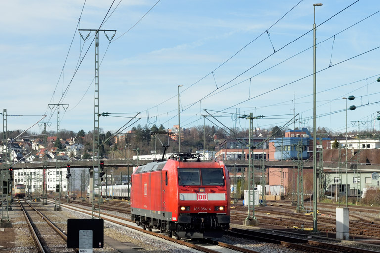185 054 bei km 15,8 (M&auml;rz 2023)