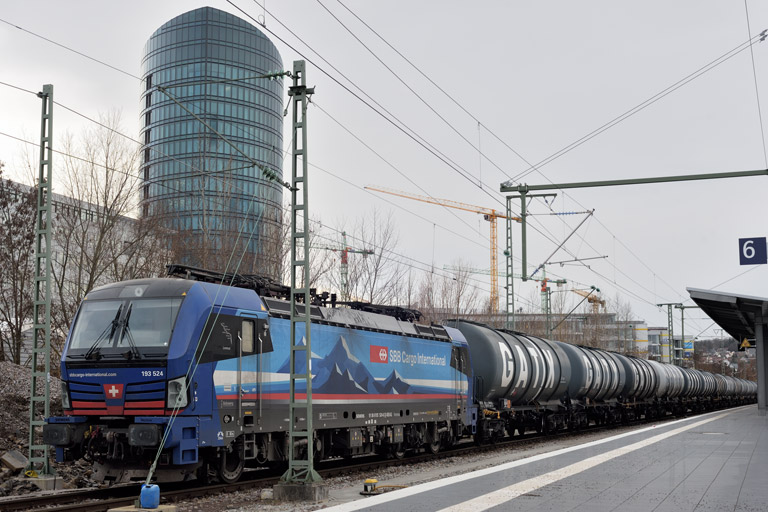 193 524 bei km 15,6 (Januar 2023)