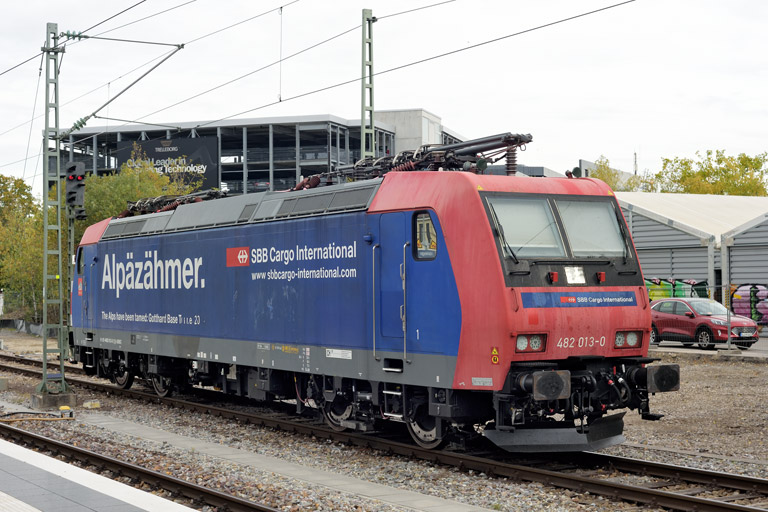482 013 bei km 15,6 (Oktober 2023)