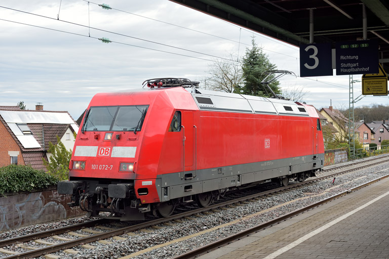 101 072 bei km 16,8 (M&auml;rz 2024)