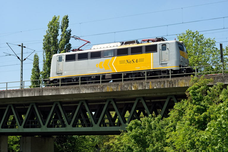 140 797 als Zftf 21149 bei km 14,6 (Mai 2024)
