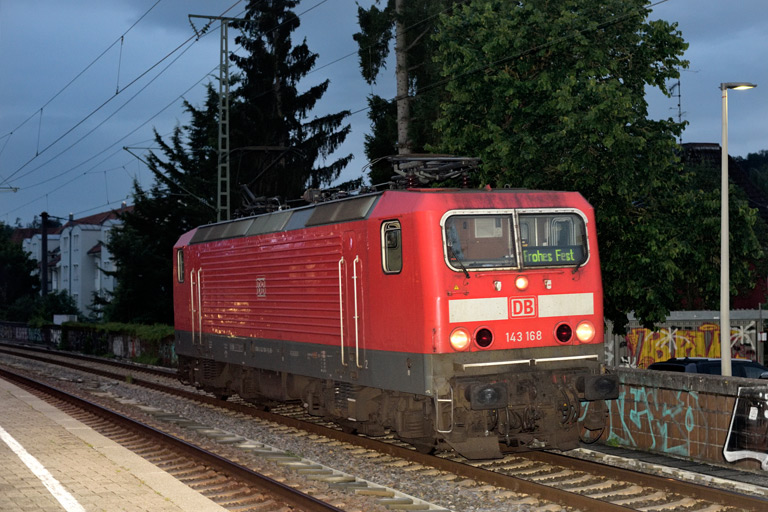 143 168 bei km 16,8 (Juni 2024)