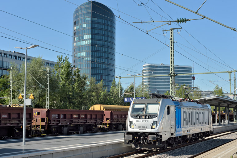 187 006 bei km 15,6 (Juli 2024)