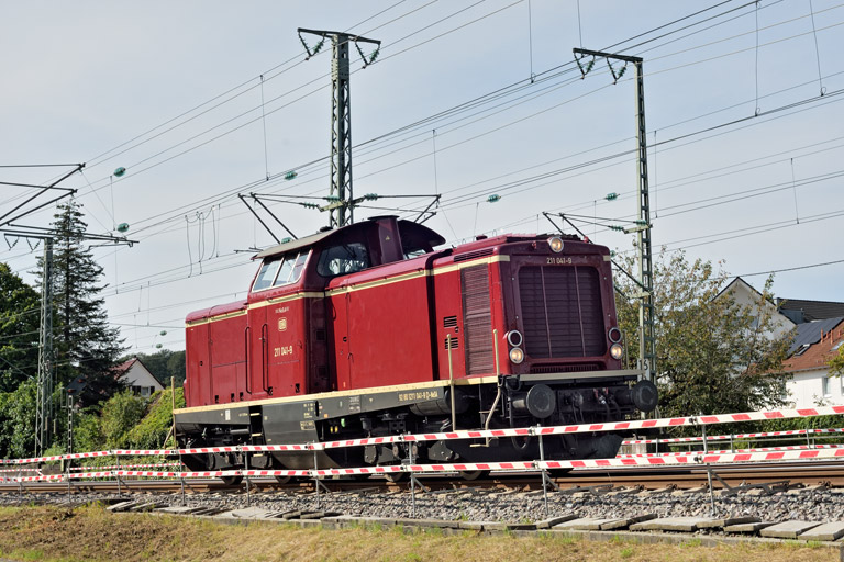211 041 bei km 16,6 (August 2024)