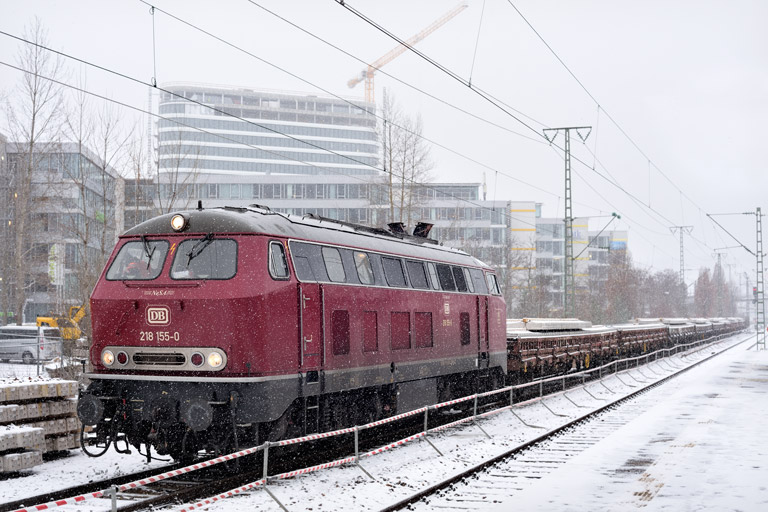 218 155 bei km 15,6 (Januar 2024)