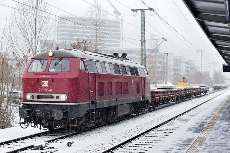 218 155 bei km 15,6 (Januar 2024)