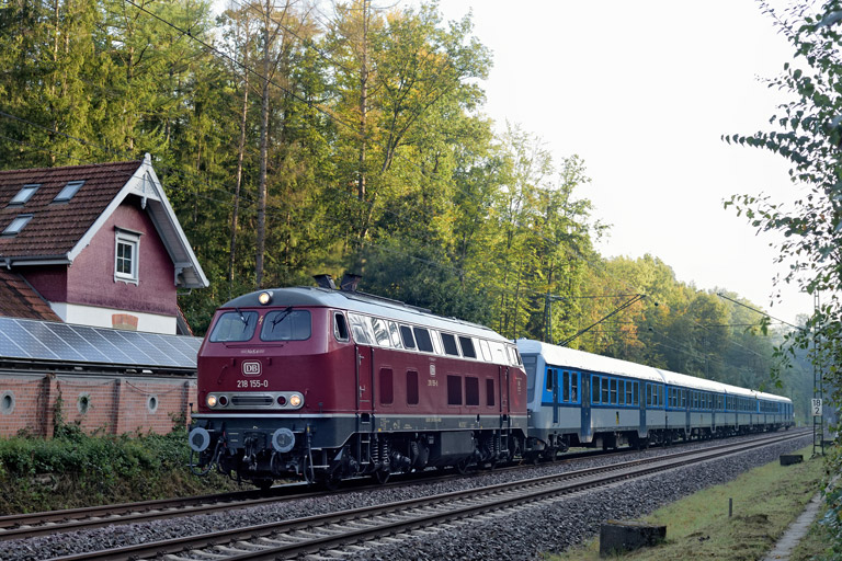 218 155 mit SVG 29392 bei km 18,2 (September 2024)