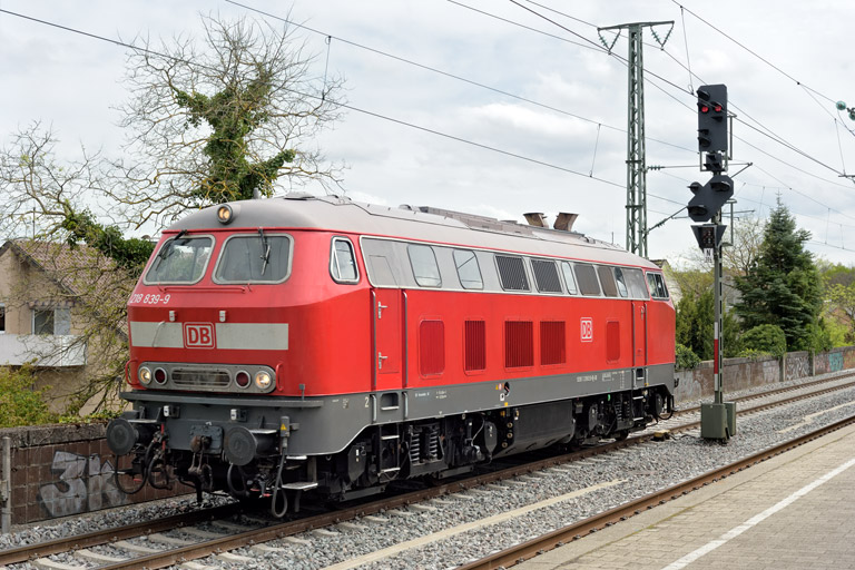 218 839 bei km 16,8 (April 2024)
