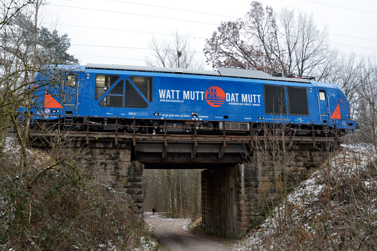 248 048 bei km 18,4 (Januar 2024)