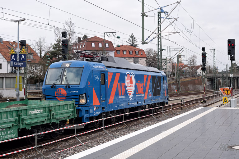 248 048 bei km 15,6 (Januar 2024)