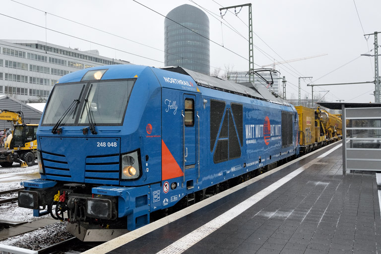 248 048 bei km 15,6 (Januar 2024)