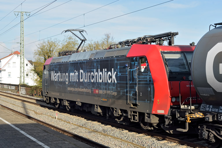 482 012 bei km 15,6 (Dezember 2024)