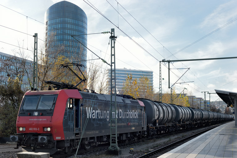 482 012 bei km 15,6 (Dezember 2024)