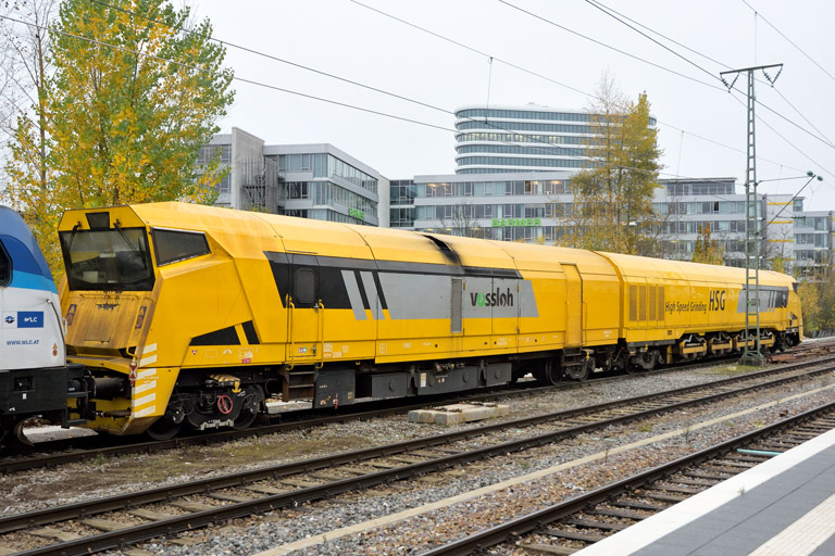 Schienenschleifzug bei km 15,6 (November 2024)