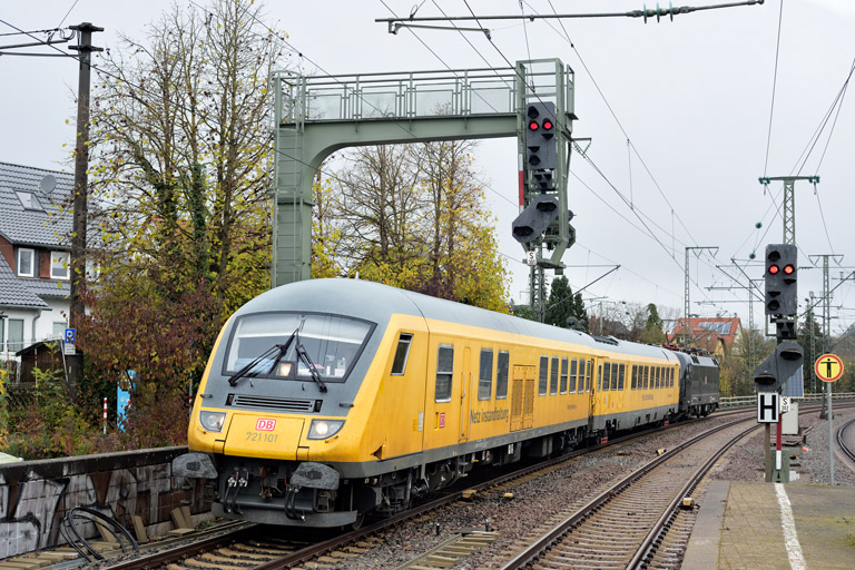 721 101 mit Mess 94330 bei km 16,6 (November 2024)