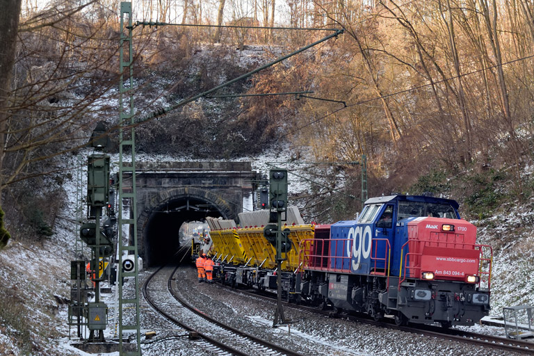 Am 843 094 bei km 17,6 (Januar 2024)