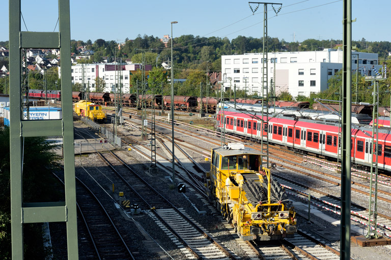 Planiermaschinenzug bei km 16,0 (September 2024)