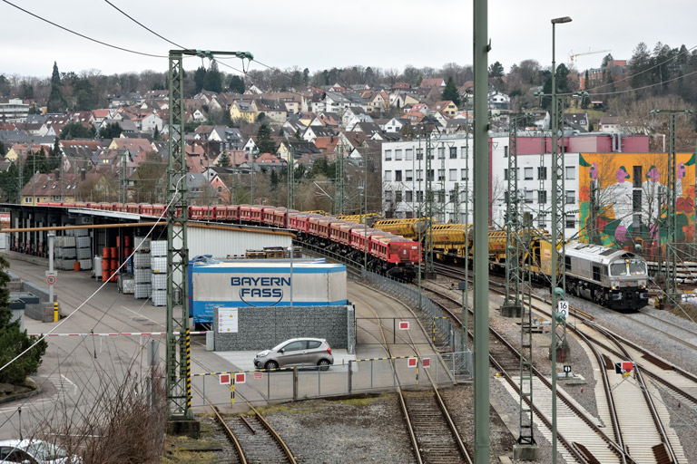 HGK DE 670 bei km 16,0 (Februar 2024)