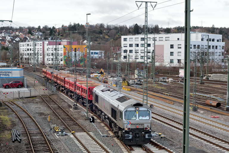 HGK DE 670 bei km 16,0 (Februar 2024)