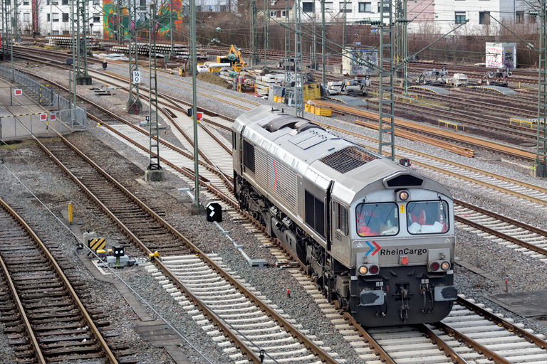 HGK DE 670 bei km 16,0 (Februar 2024)