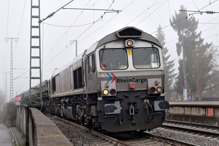 HGK DE 670 bei km 16,8 (Februar 2024)