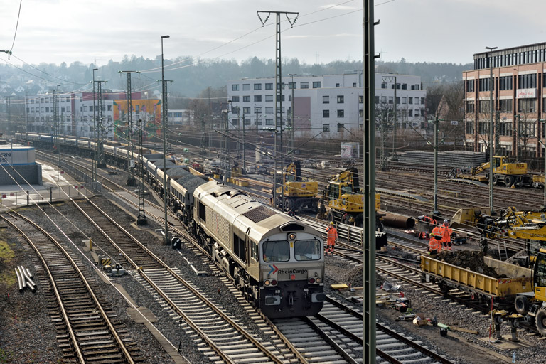 HGK DE 670 bei km 16,0 (Februar 2024)