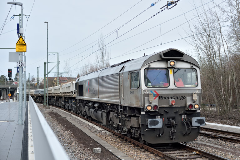 HGK DE 670 bei km 15,4 (Februar 2024)
