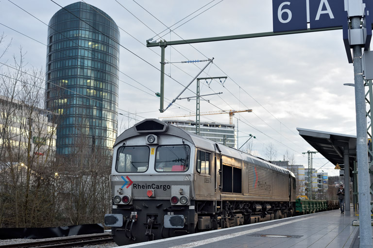 HGK DE 670 bei km 15,6 (Januar 2024)