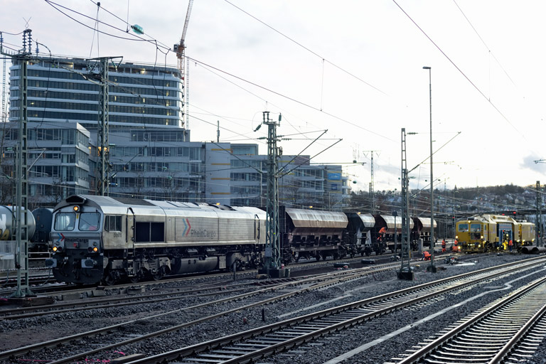 HGK DE 670 bei km 15,6 (Januar 2024)
