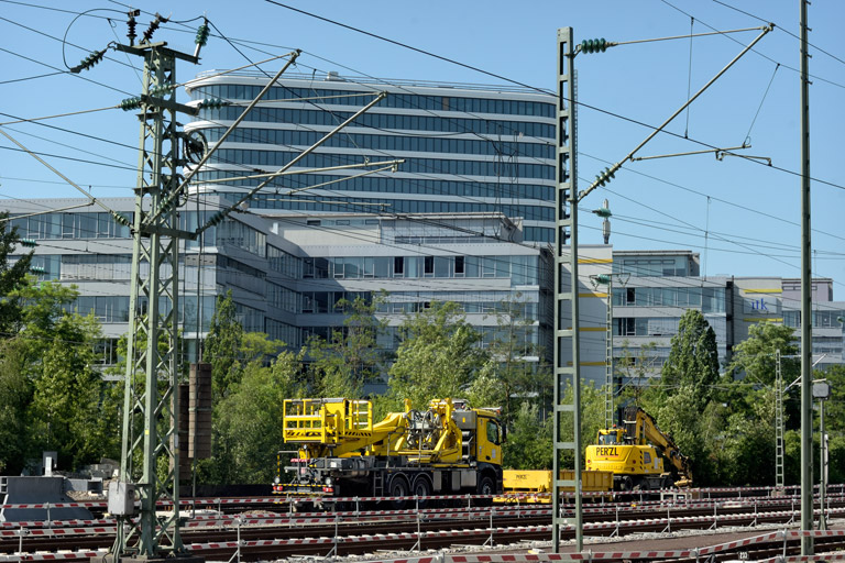 Zweiwegefahrzeug bei km 15,8 (Juni 2024)