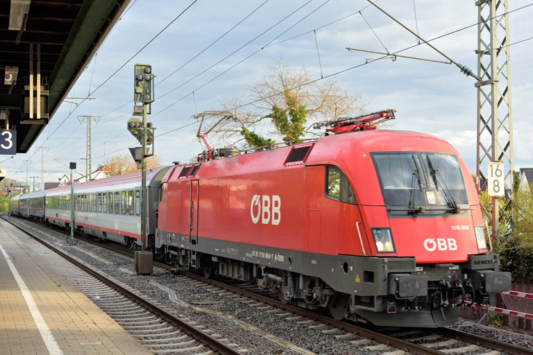 &Ouml;BB 1116 064 mit NJ 471 bei km 16,8 (April 2025)