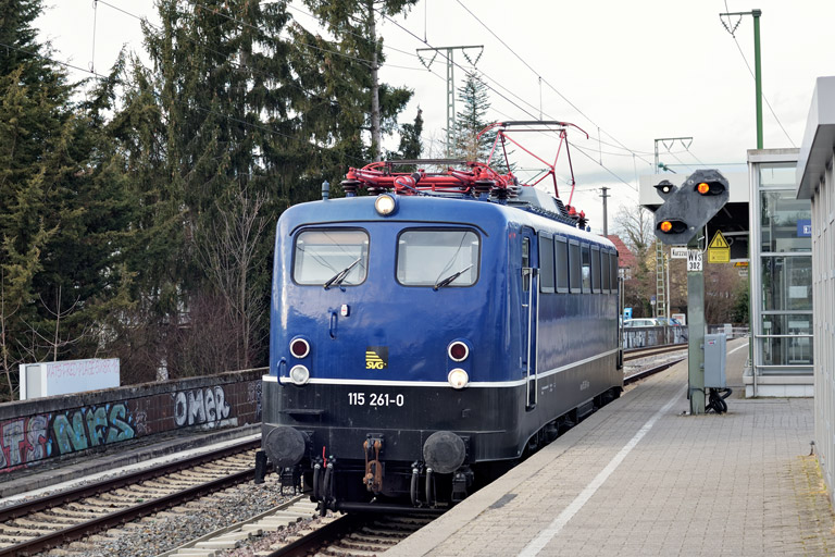 115 261 bei km 16,8 (Januar 2025)