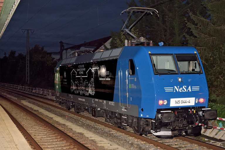 145 044 bei km 16,8 (September 2025)