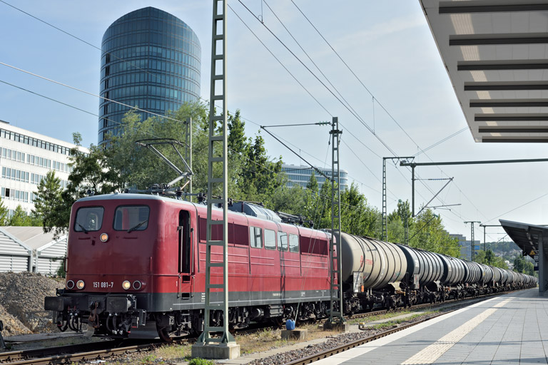 151 081 bei km 15,6 (Juni 2025)