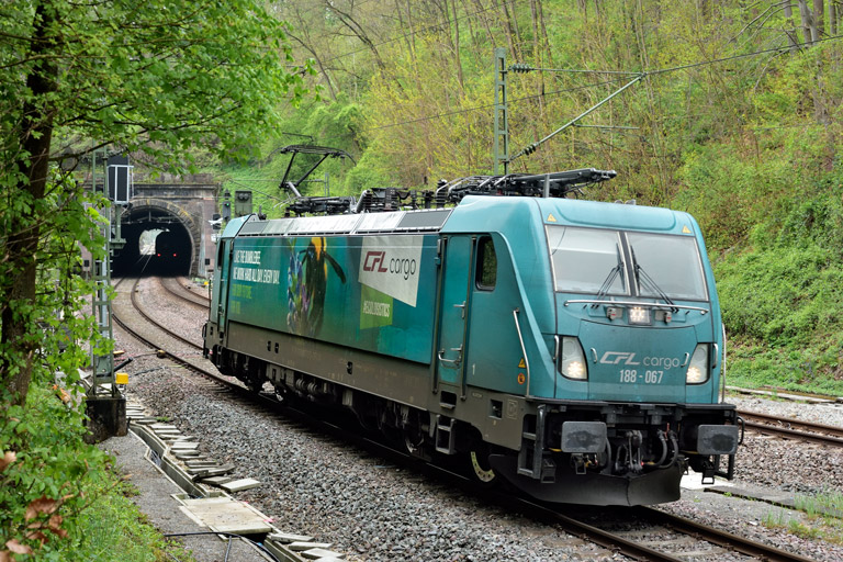 188 067 bei km 17,4 (April 2025)