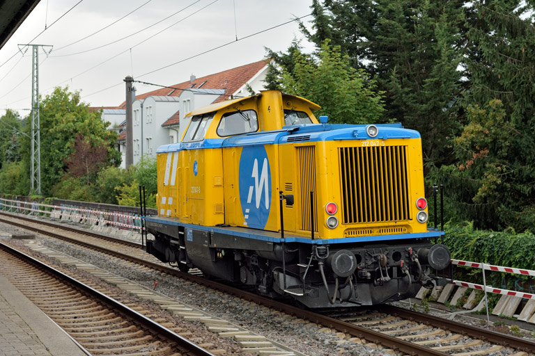 212 047 bei km 16,8 (August 2025)
