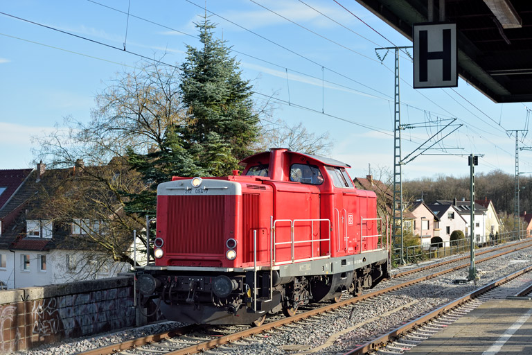 212 094 bei km 16,8 (Februar 2025)