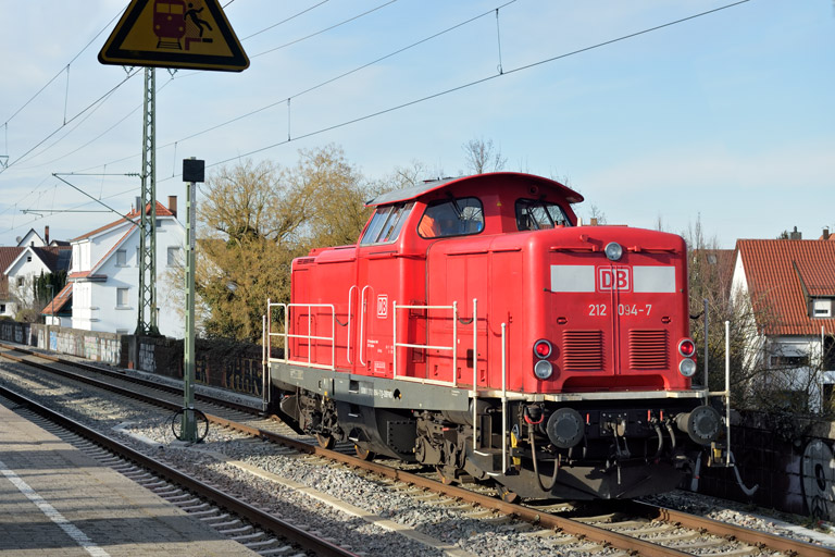 212 094 bei km 16,8 (Februar 2025)