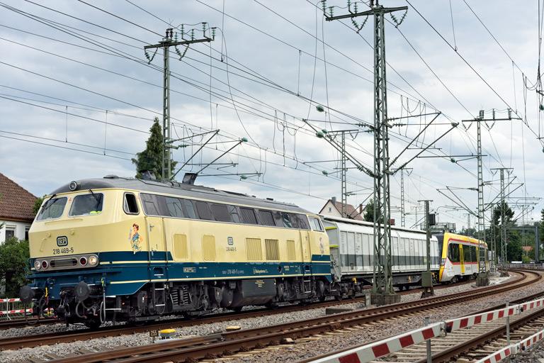 218 469 bei km 16,6 (Juli 2025)