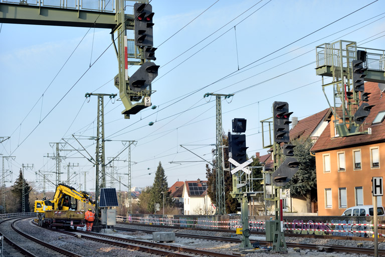 Zweiwegefahrzeug bei km 16,6 (Februar 2025)