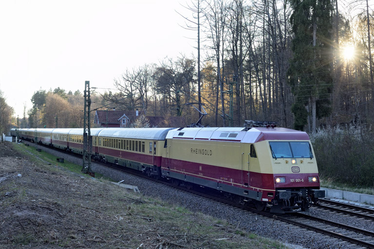 101 001 mit Dz 13400 bei km 18,2 (April 2026)