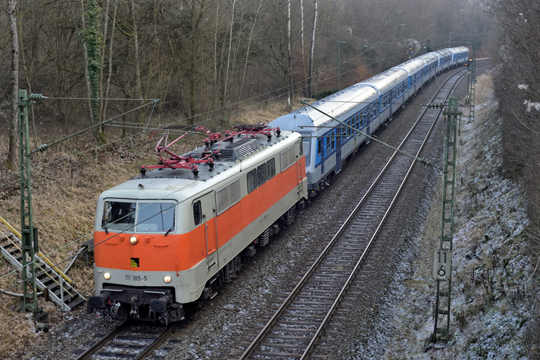 111 185 bei km 11,8 (Januar 2026)