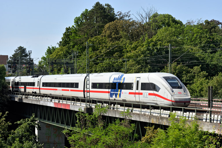 412 223 als IC 2384 bei km 14,6 (Juli 2026)