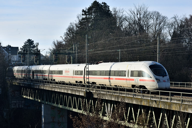 415 020 bei km 14,6 (Januar 2026)