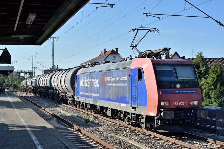482 022 bei km 16,8 (Juli 2026)