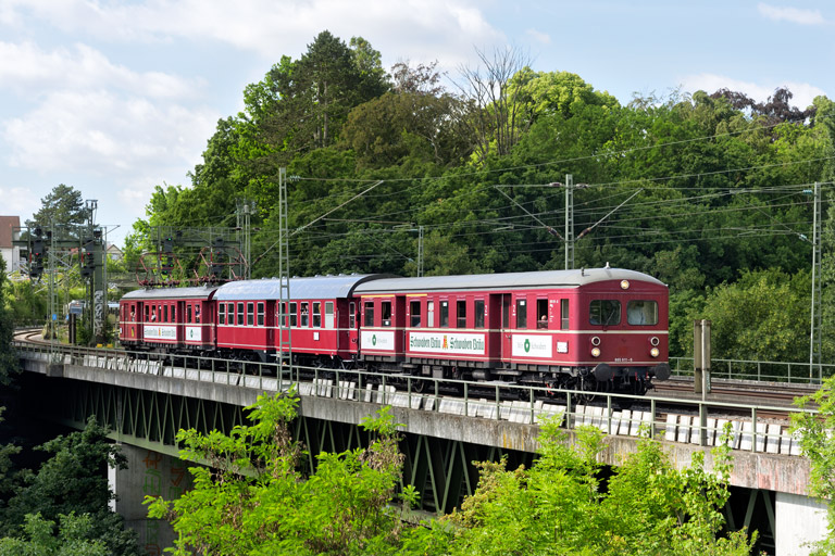 865 611 als RE 74311 bei km 14,6 (Juni 2026)