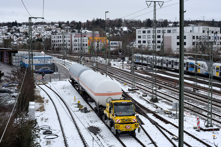 Zweiwegefahrzeug bei km 16,0 (Januar 2026)