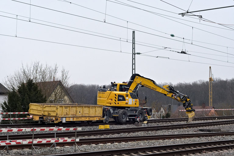 Zweiwegefahrzeug bei km 17,0 (Januar 2026)
